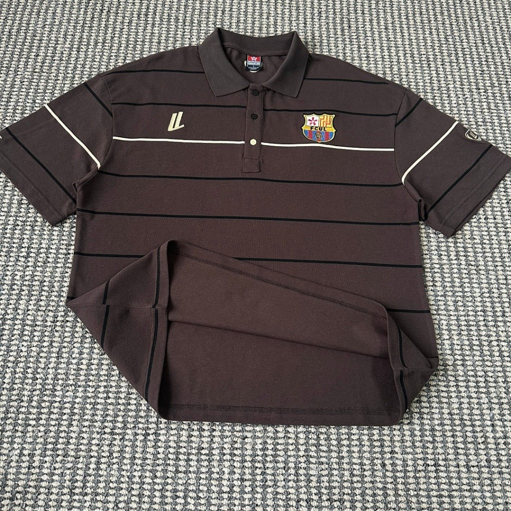 Ultralight London - ‘CAMPEONES’ Barcelona Brown Polo