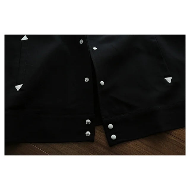 Needles Logo-Embroidered Piped Twill Overshirt/ Cowboy Jacket