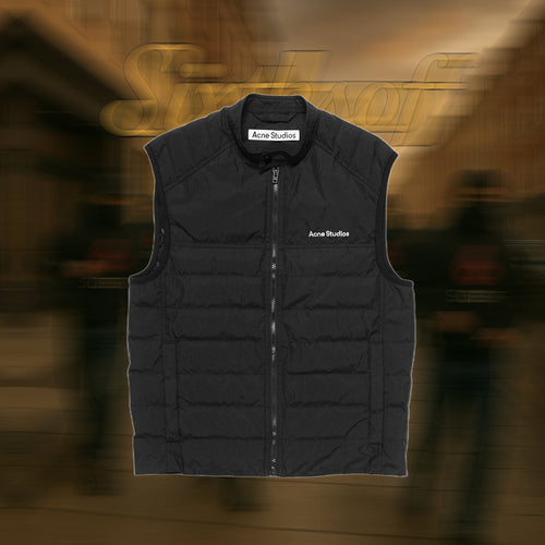 Acne Studios - Lightweight Technical Down Vest - Black/ Grey