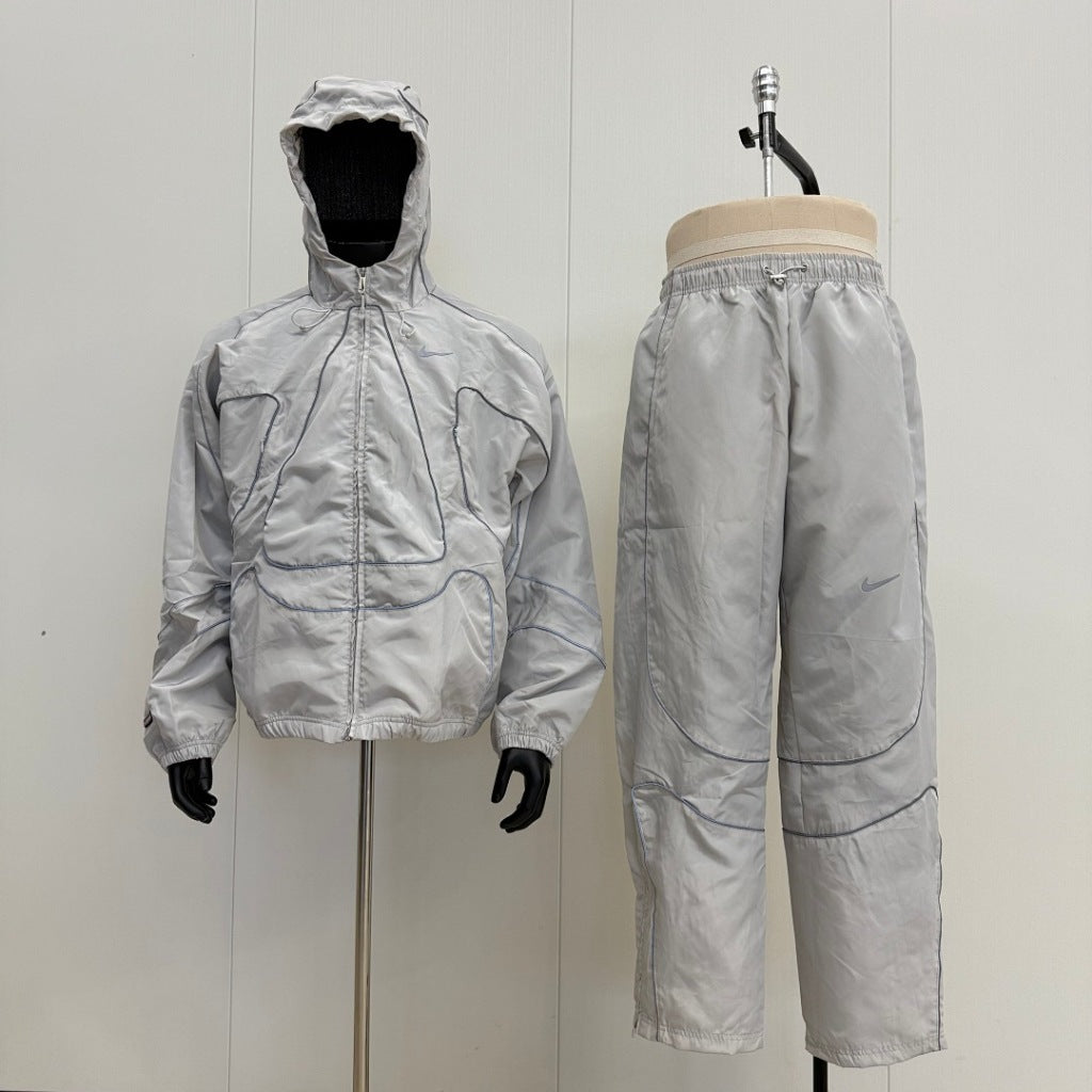 Corteiz x Nike NRG Track Jacket & Track Pants & Track Suit - Three Colors [ONYX BLACK, GULLY GREY, OFF WHITE] - 100% BNIP