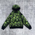 Skull Pile Hooded Sweatshirt Green [Glow In The Dark] - Liquid Blue - Supreme - BNIP 100%