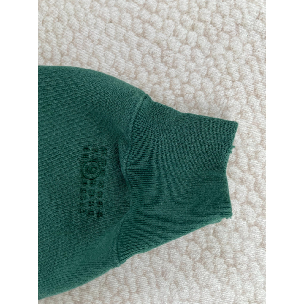 1994 MM6 Maison Margiela Skulls Zip Up Hoodie Sweatshirt - Green