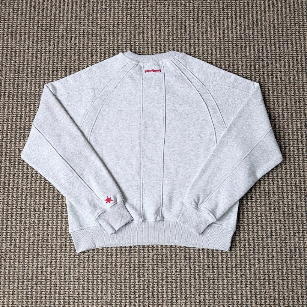 Protect LDN Panel Sport Crewneck 'Grey'
