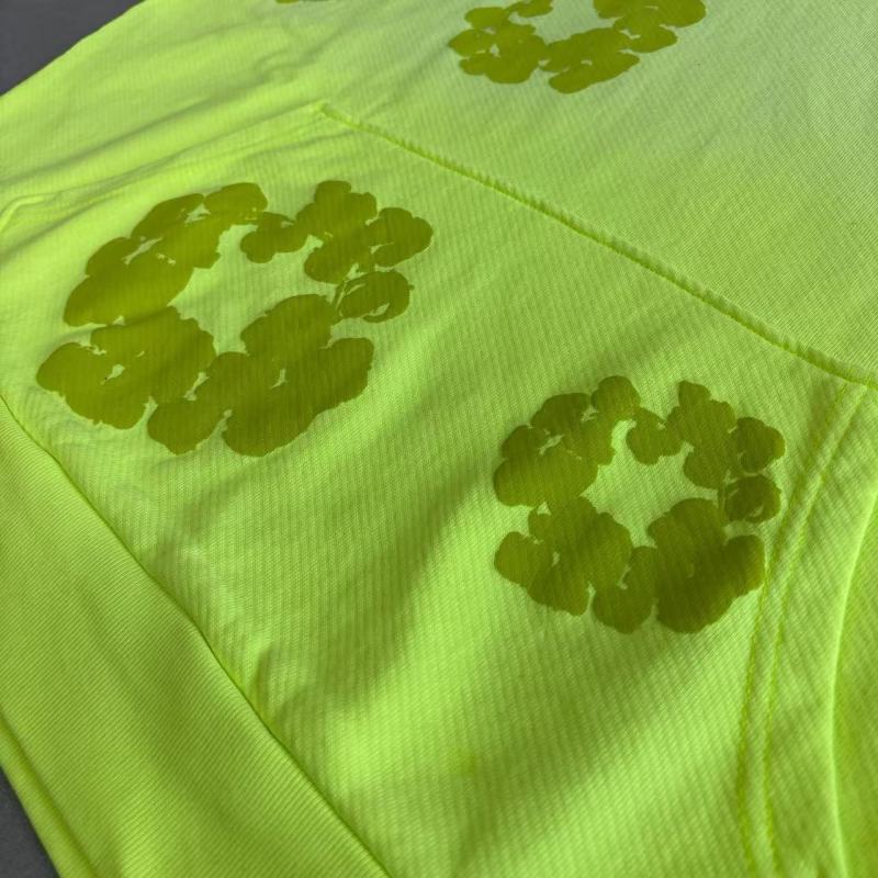 Denim Tears - Mono Cotton Wreath Hoodie [Neon Green]