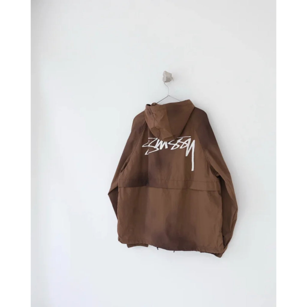 Stussy Beach Shell Wave Dye Jacket [Floral Nylon/Black/Brown]