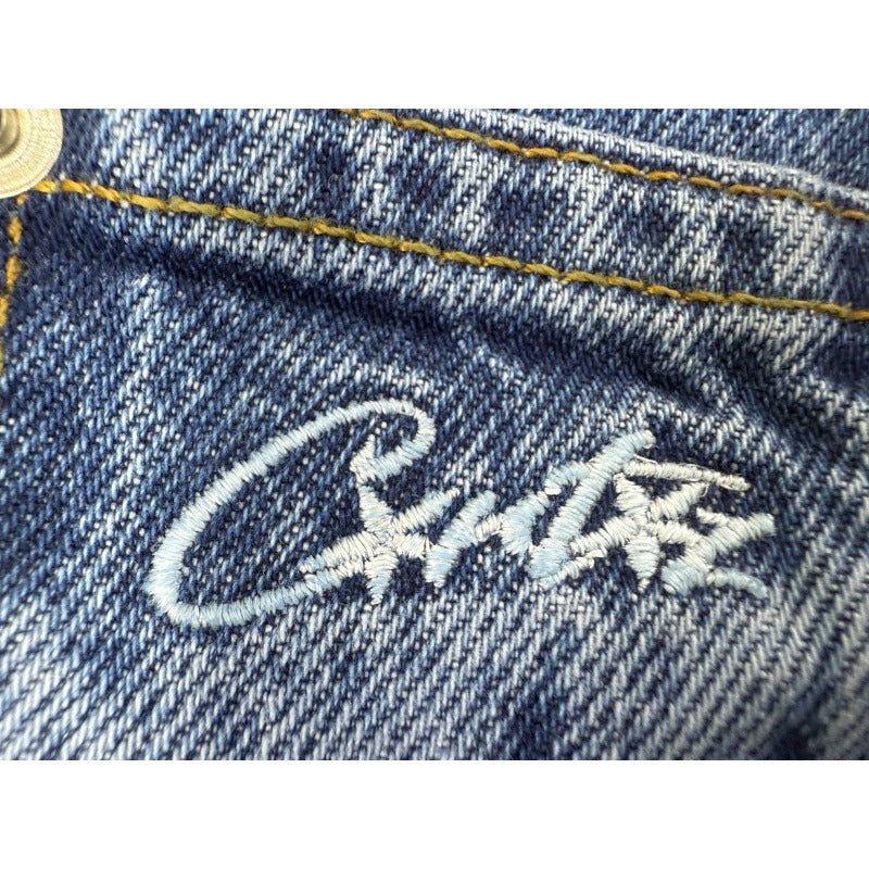 Royale Lazer Denim Short Washed Blue - Corteiz