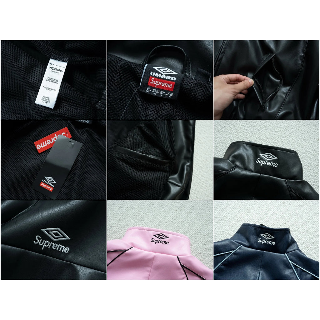 SUP. x Umbro Leather Track Jacket