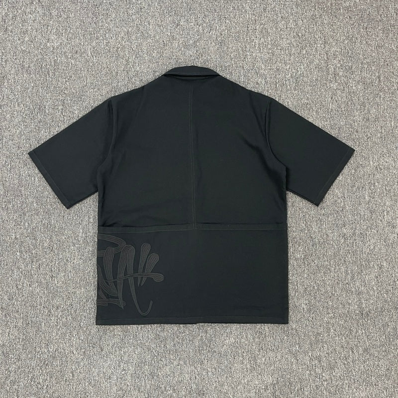 SYNA Workwear Shirts/ Shorts/ Set - [BLACK/BEIGE]
