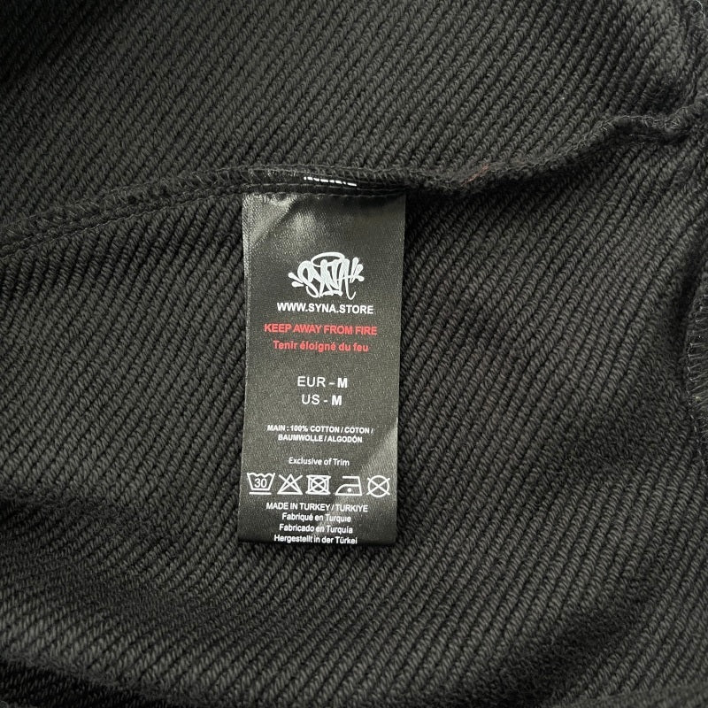 Syna World - Void Zip Hoodie Black/Rose Gold