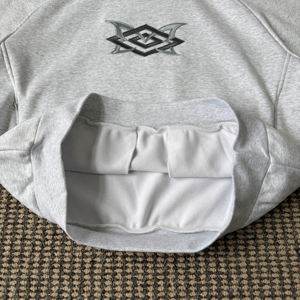 MERTRA x Umbro Warm Up Double Hood (Grey & Black)