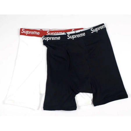 Supreme HANES BOXER BRIEFS - 2 PACKS (All Colors)