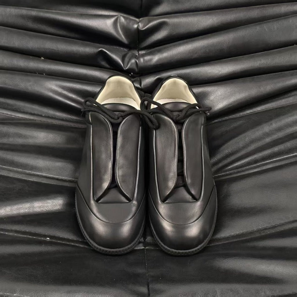 Future Sneaker Low - Maison Margiela - Black/White/Red [100% Genuine Calf Leather]