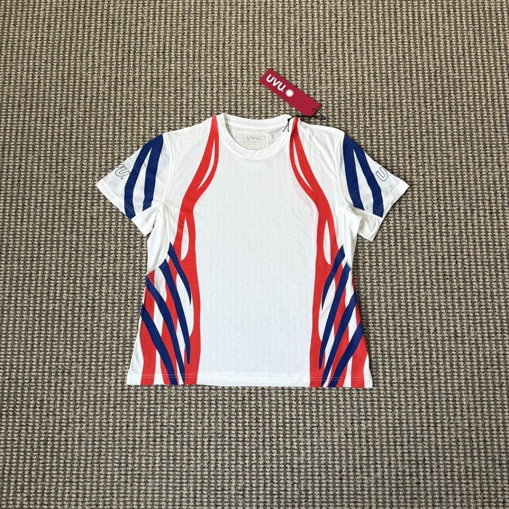 UVU S/S RUNNING TOP - White [ CHICAGO MARATHON POP-UP Exclusive ]