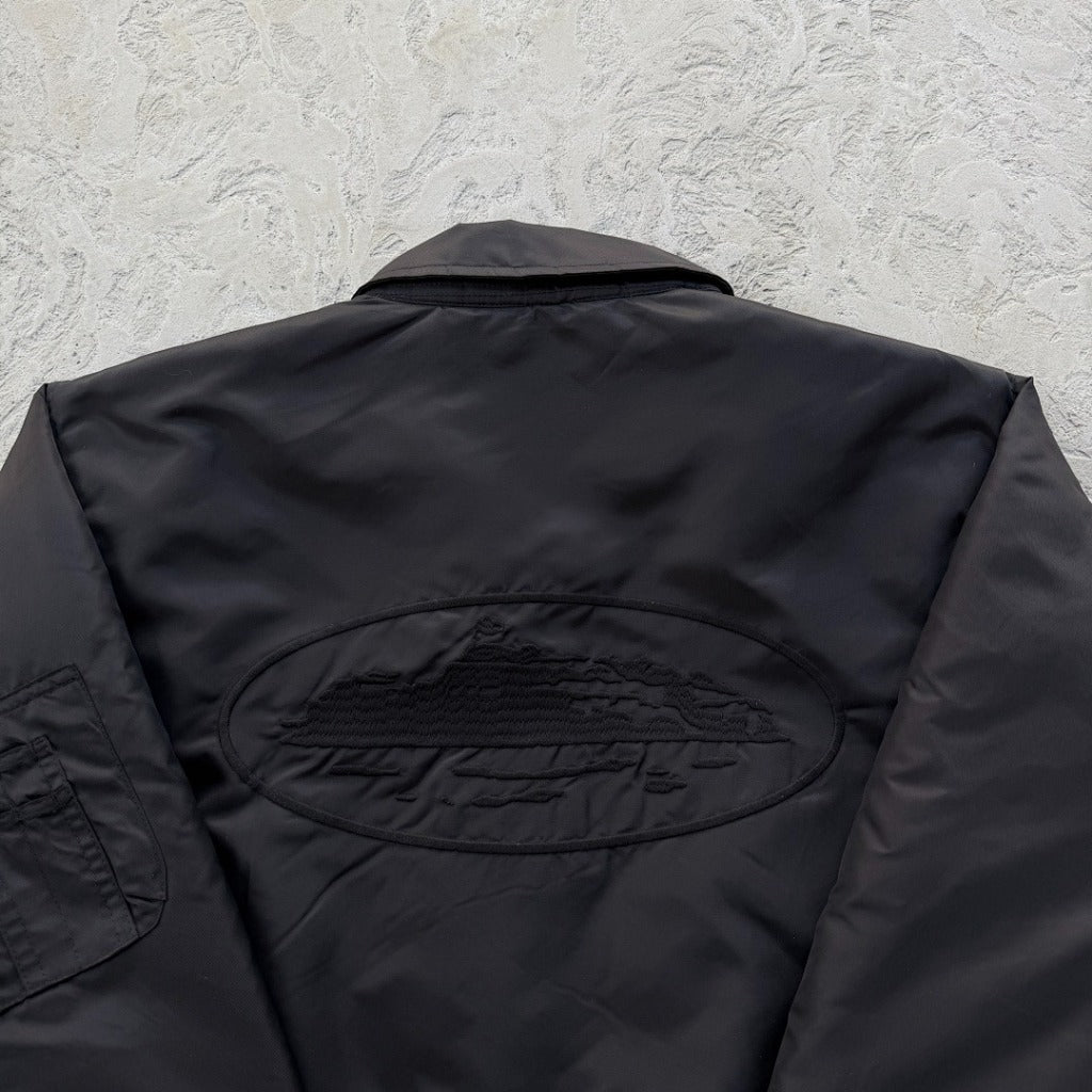 Alcatraz Bomber Jacket 'Black' - Corteiz