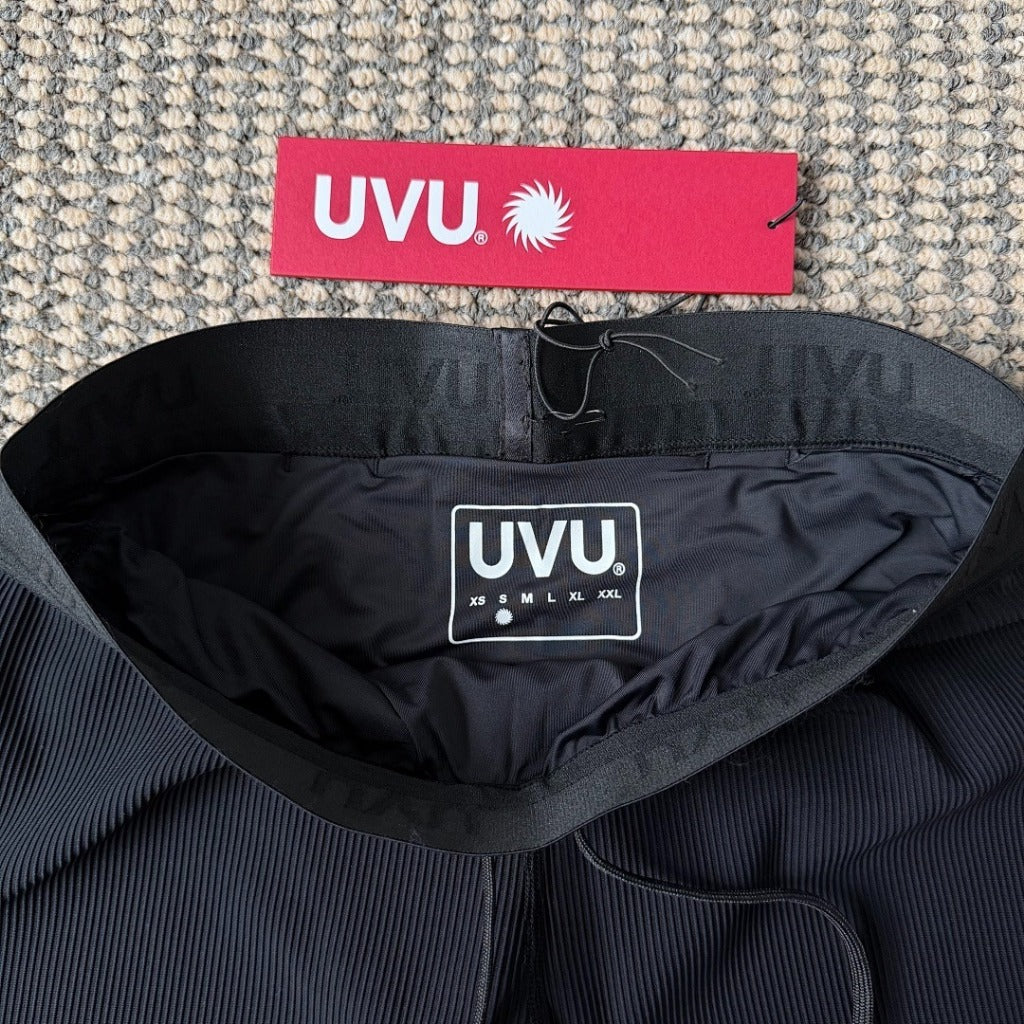 UVU RUNNING - Performance Half Tights V2 2.0 (Black/Red/Yellow/Valencia Run)