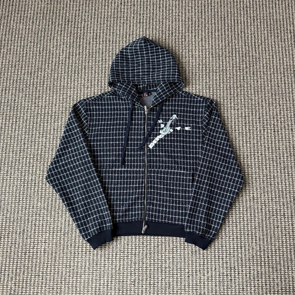 derschutze - "on air" tweed Zip Up Hoodie