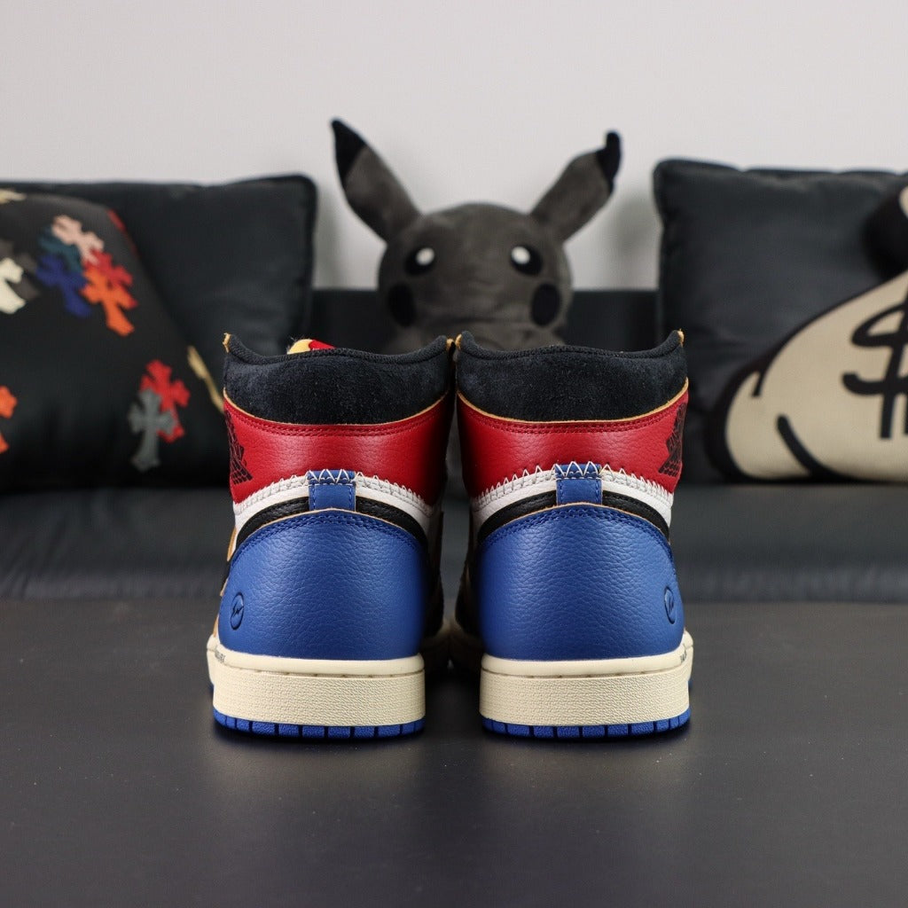 Fragment x Air Jordan 1 Retro High OG SP x Union LA Varsity Red Sport Royal
