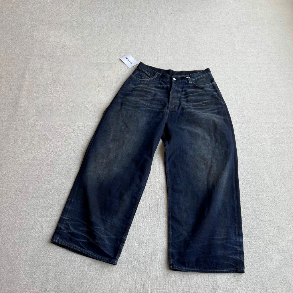 Acne Studios 'Leather Pocket' 2023M Darkside Jeans