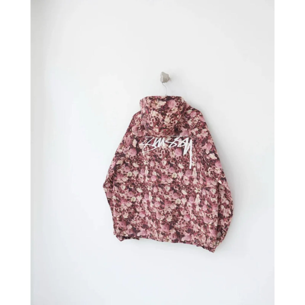 Stussy Beach Shell Wave Dye Jacket [Floral Nylon/Black/Brown]