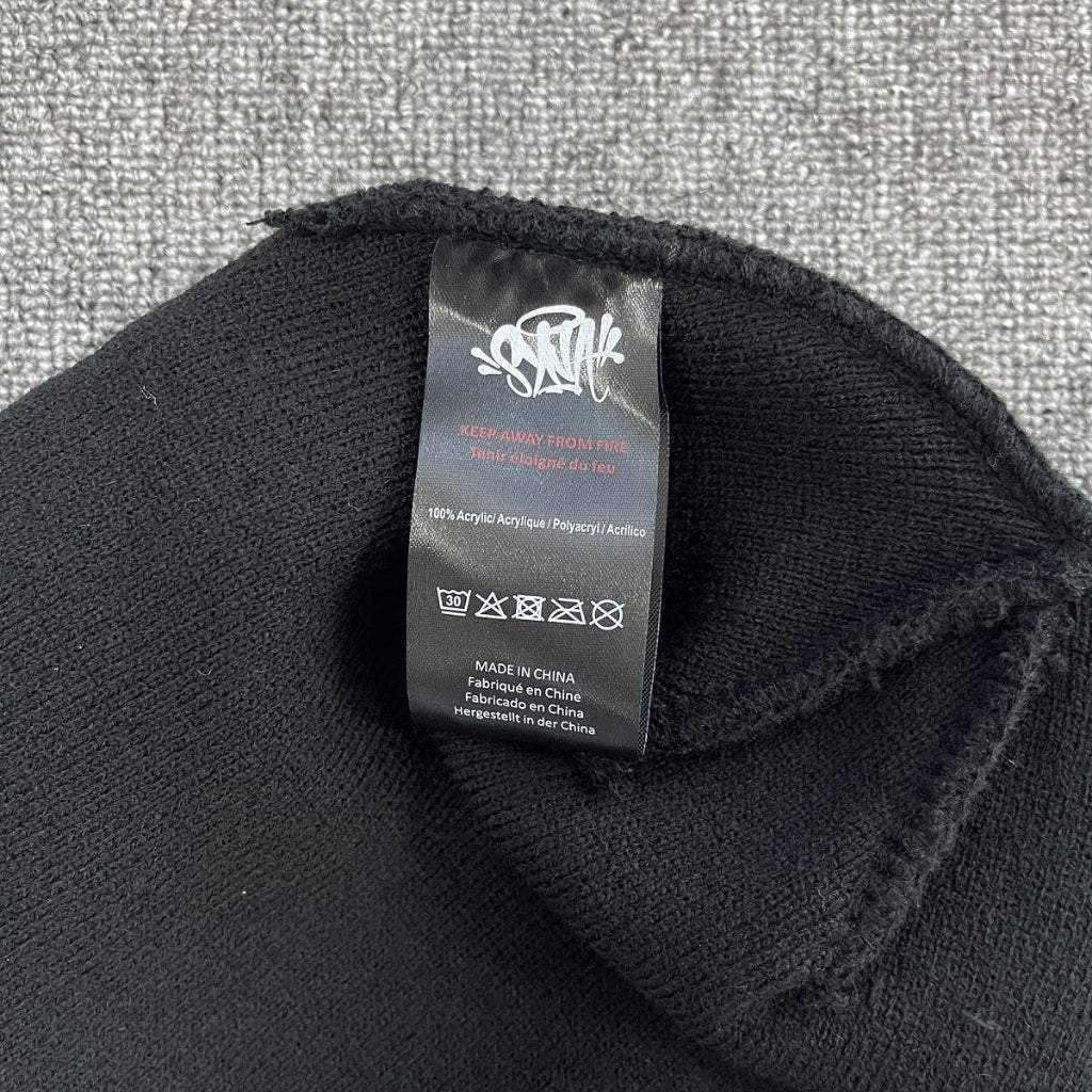 Syna World Syna Debossed Beanie - Black