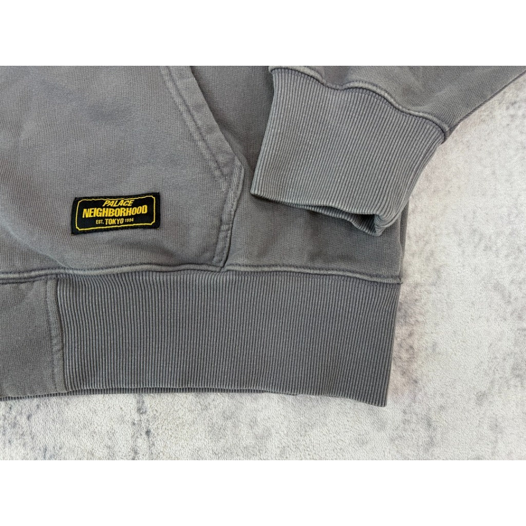 PLC x NEIGHBORHOOD Skull Zip Hoodie - charcoal (FW25)