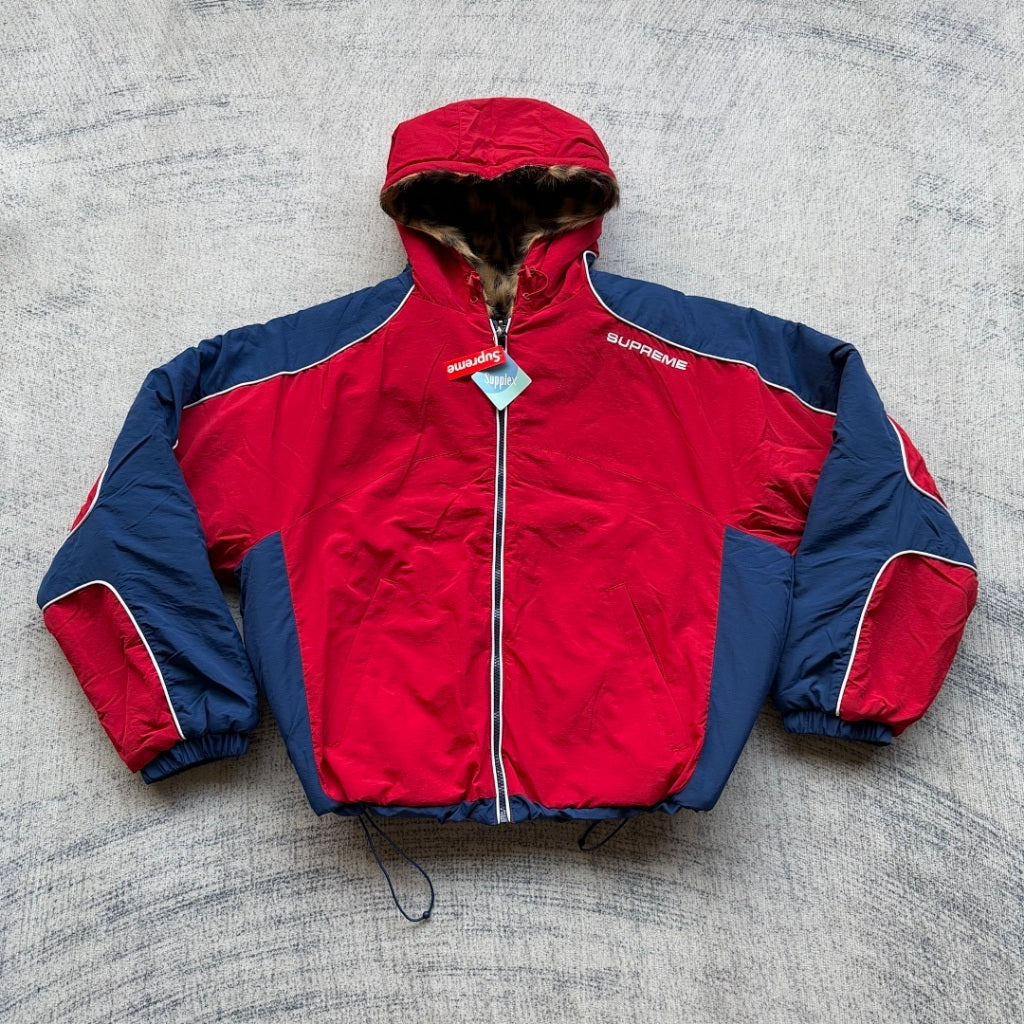 Supreme Faux Fur Reversible Hooded Track Jacket