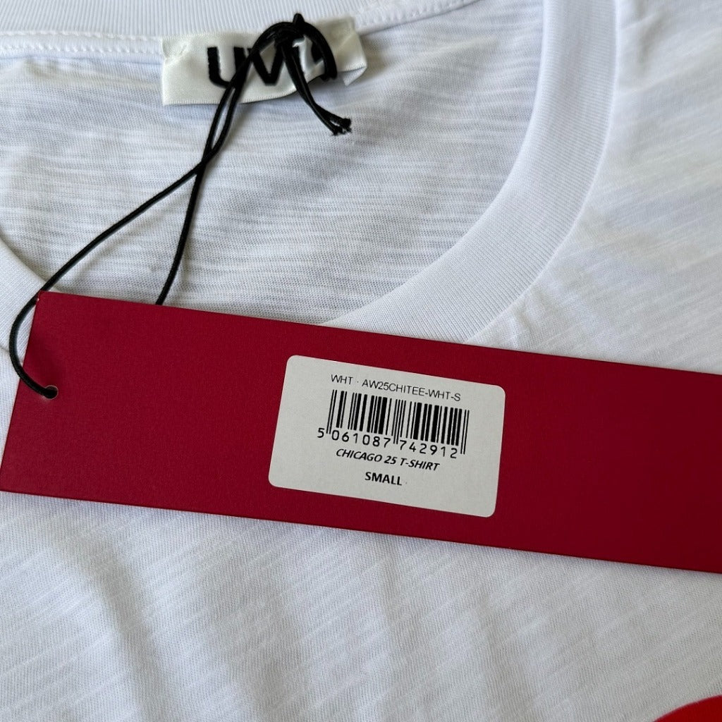 UVU  Marathon T-Shirt - White - Chicago '25 collection