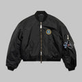 Padded Bomber Jacket - Black - BAL