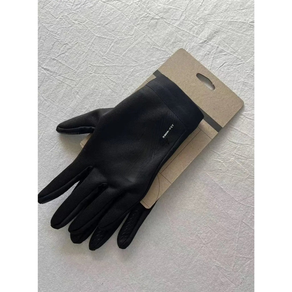 ThermaFit Football Gloves - NK - White/Black Stripes