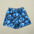 Bravest Studios Skull Mesh Shorts - Blue/Purple/Green/Red