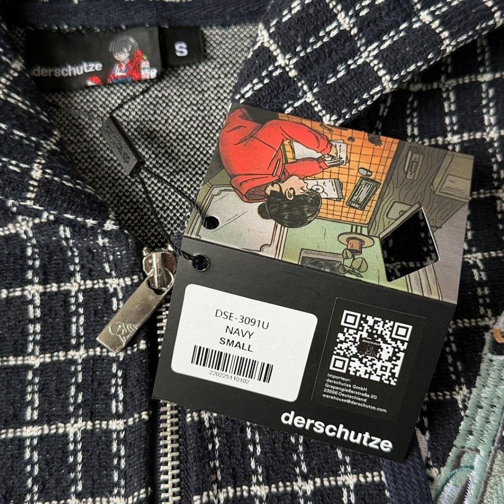 derschutze - "on air" tweed Zip Up Hoodie