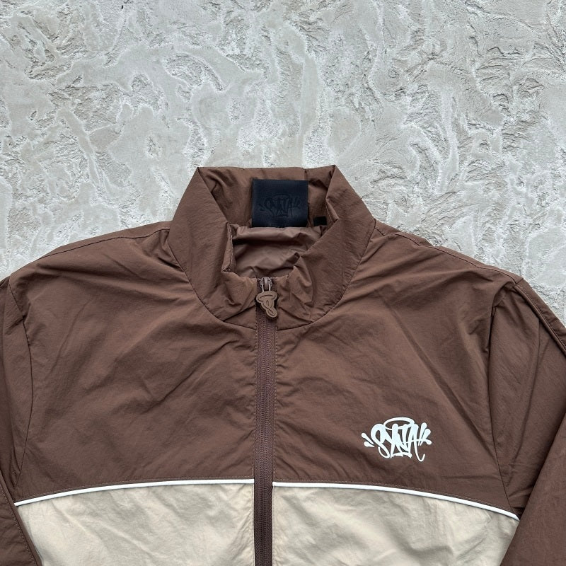 Syna World ‘Syna Logo’ Shell Tracksuit - Brown/Beige
