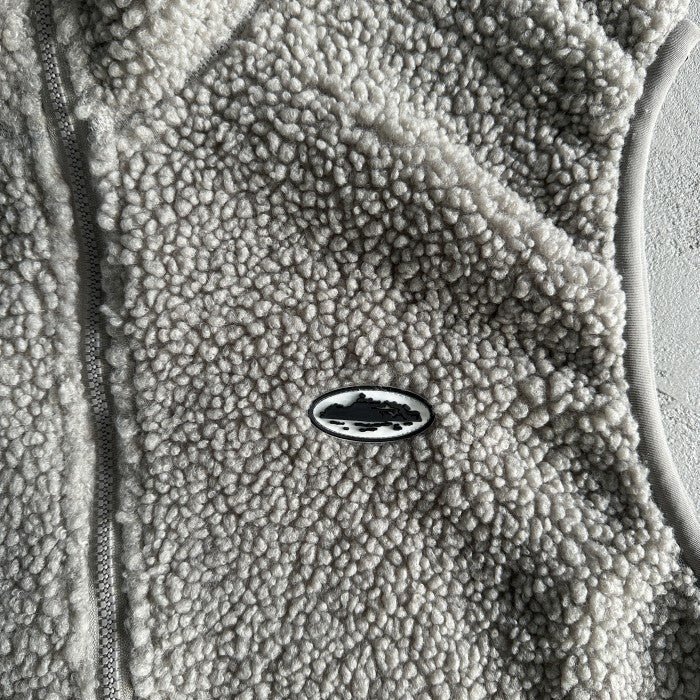 Sherpa Fleece Vest - Corteiz [Grey]