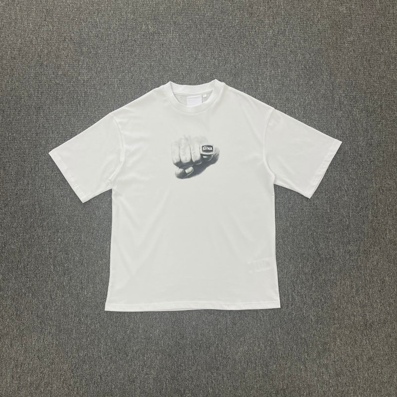 Syna - chAMPIONSHIP RING PRINTED TEE – WHITE