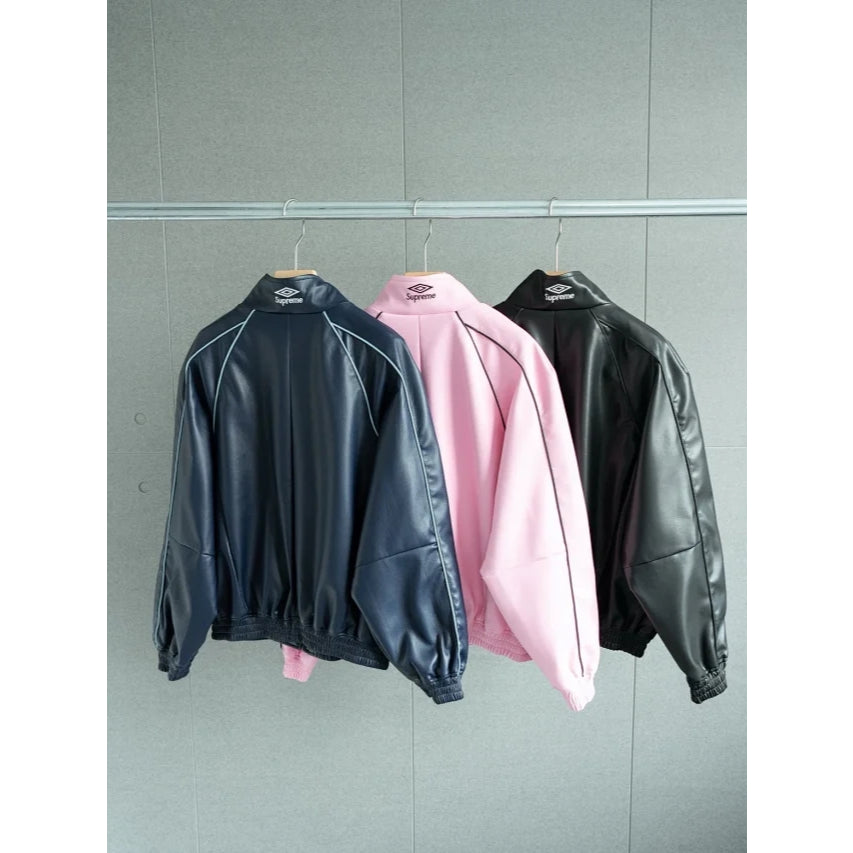 SUP. x Umbro Leather Track Jacket