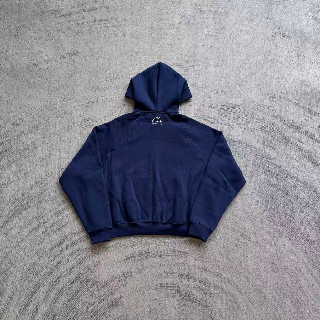 Garms Affiliated  - SIGNATURE ZIP-UP HOODIE / SWEATPANTS / TRACKSUIT - NAVY