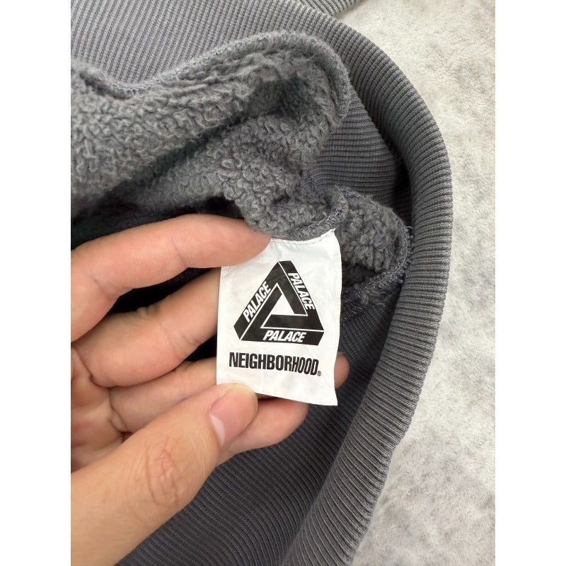 PLC x NEIGHBORHOOD Skull Zip Hoodie - charcoal (FW25)