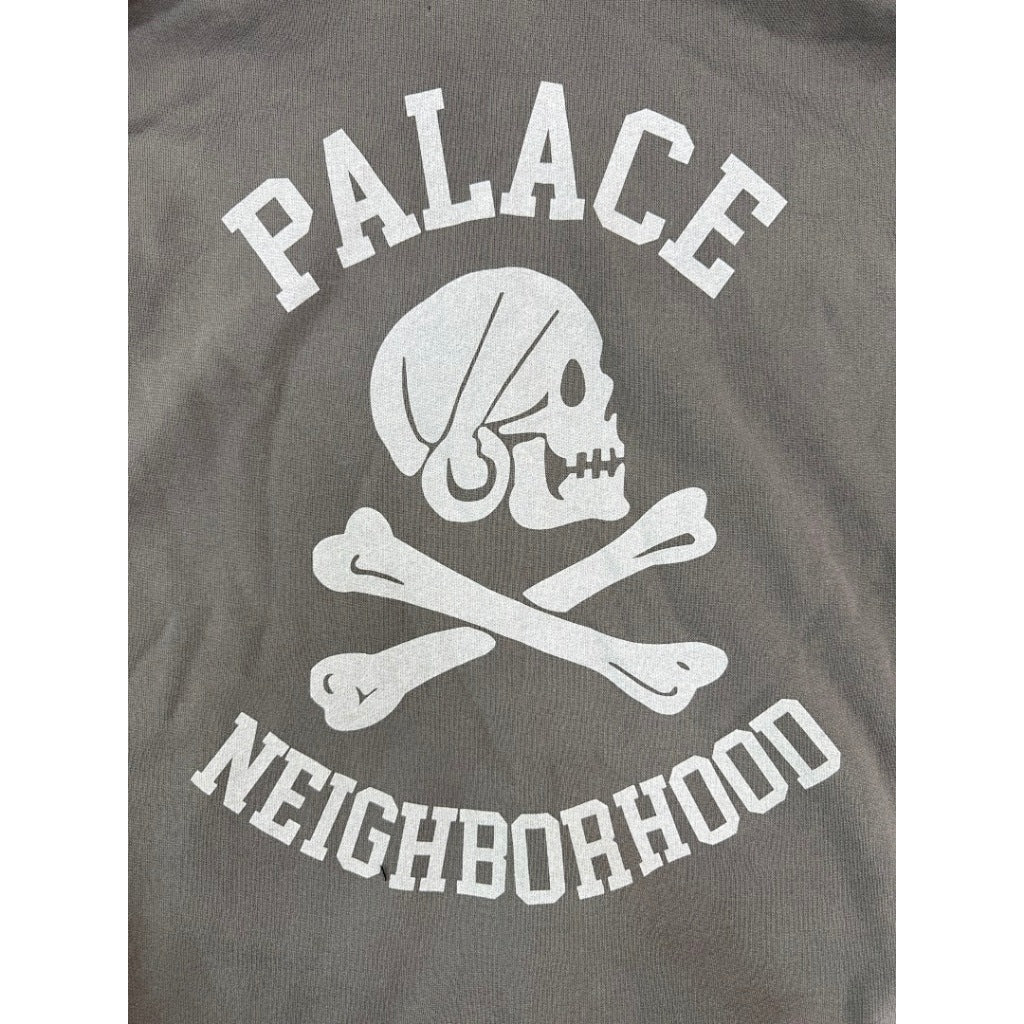 PLC x NEIGHBORHOOD Skull Zip Hoodie - charcoal (FW25)