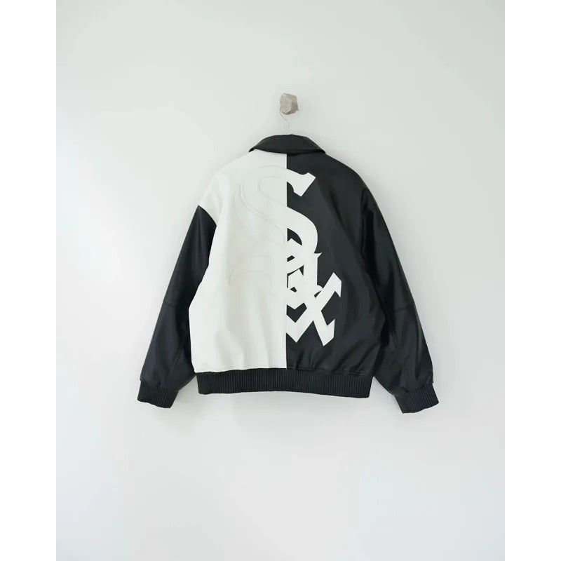 Supreme x chicago White Sox Leather Varsity Jacket