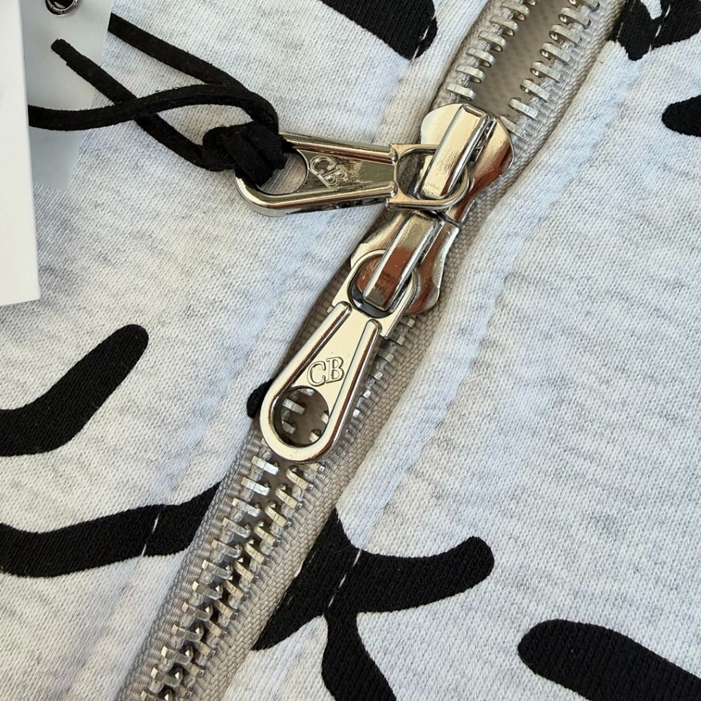 AKIMBO X COLE BUXTON - Zip Up Grey Hoodie