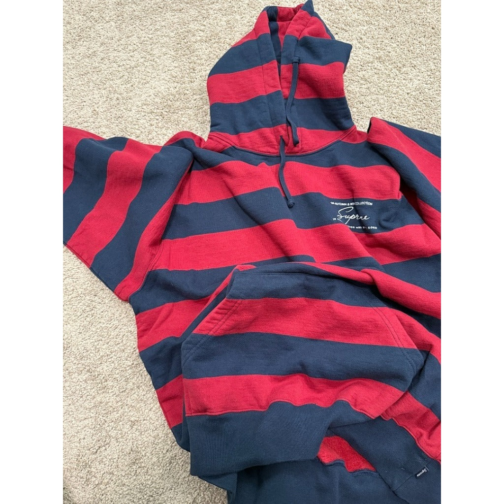Martine Rose Hooded Sweatshirt Stripe - Supreme
