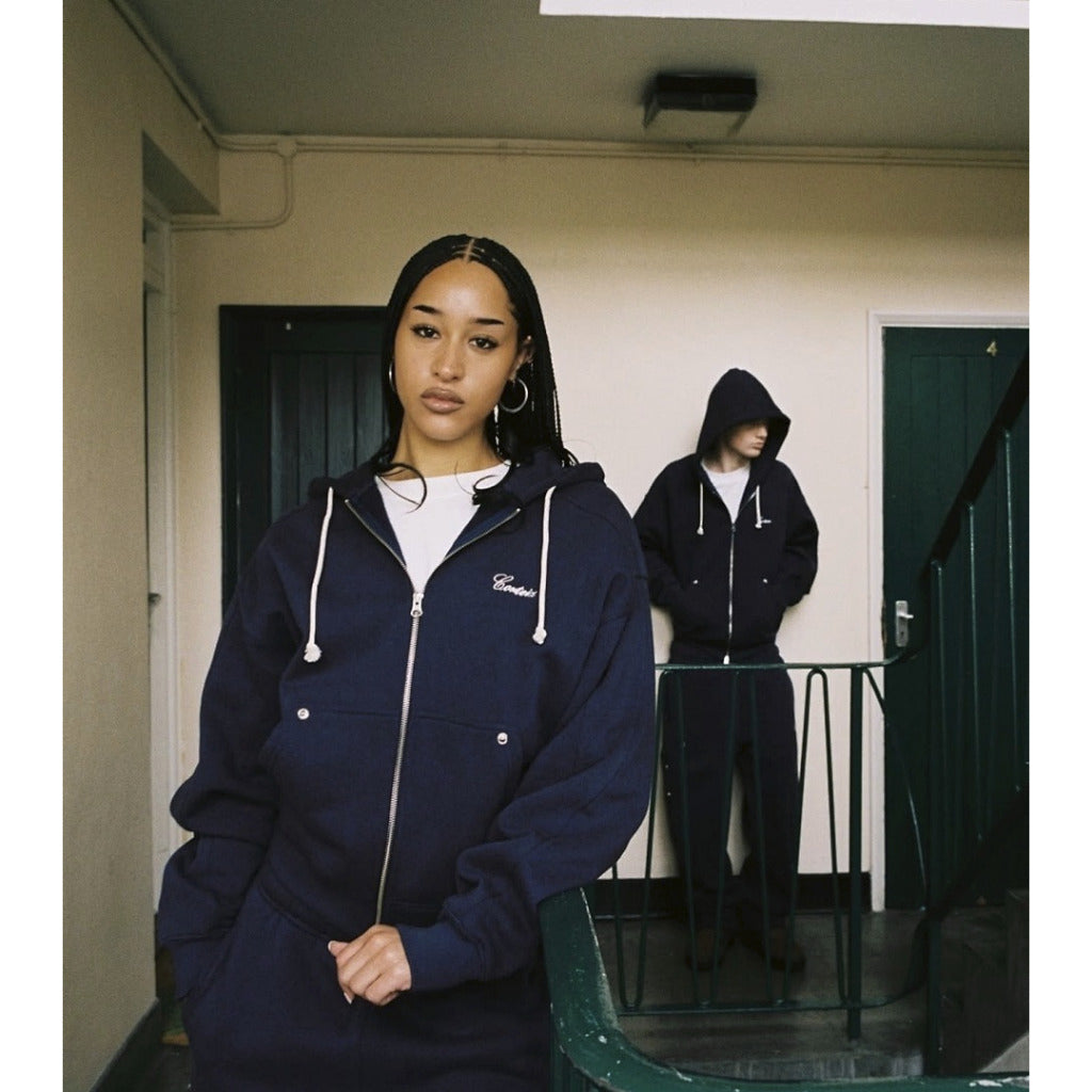 Ardwear Work Zip Hoodie / Pants / Set - Corteiz - Navy