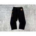 Derschutze "garden of eden" black denim jeans