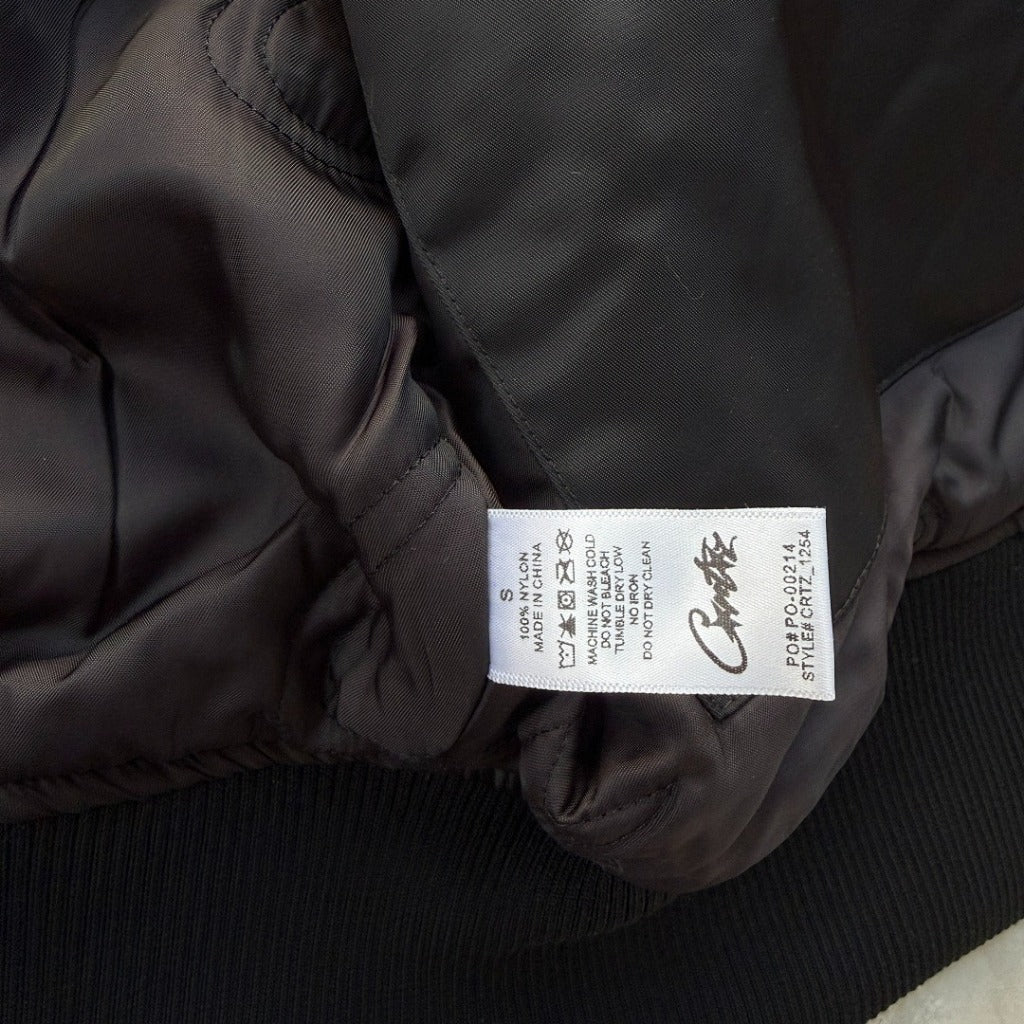 Alcatraz Bomber Jacket 'Black' - Corteiz