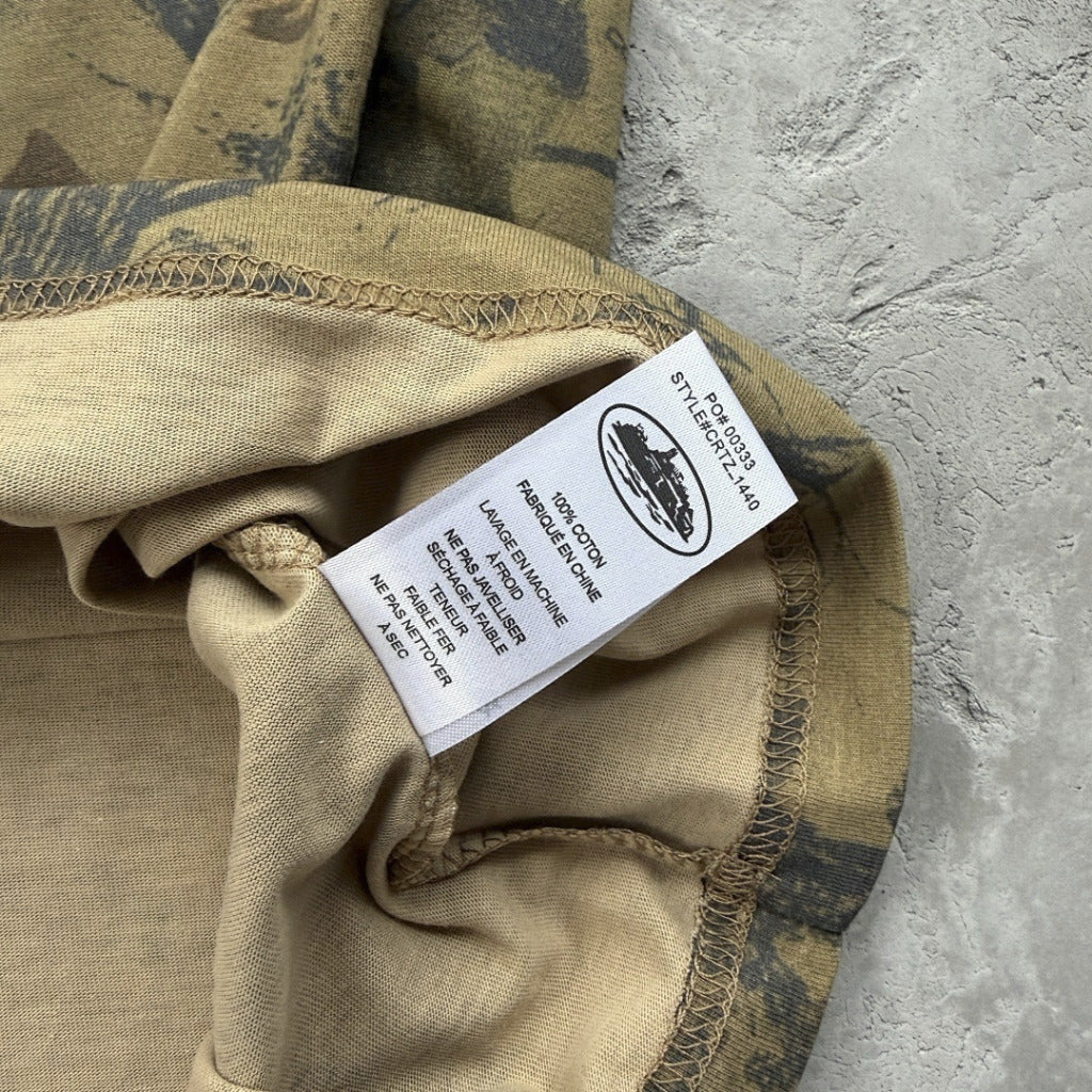 Island Puff Print Tee 'Forest Camo' - Corteiz