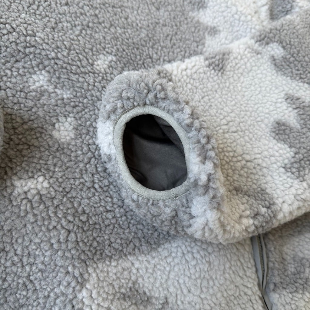 Mertra Ninja Fleece Hoodie - Wolf Grey
