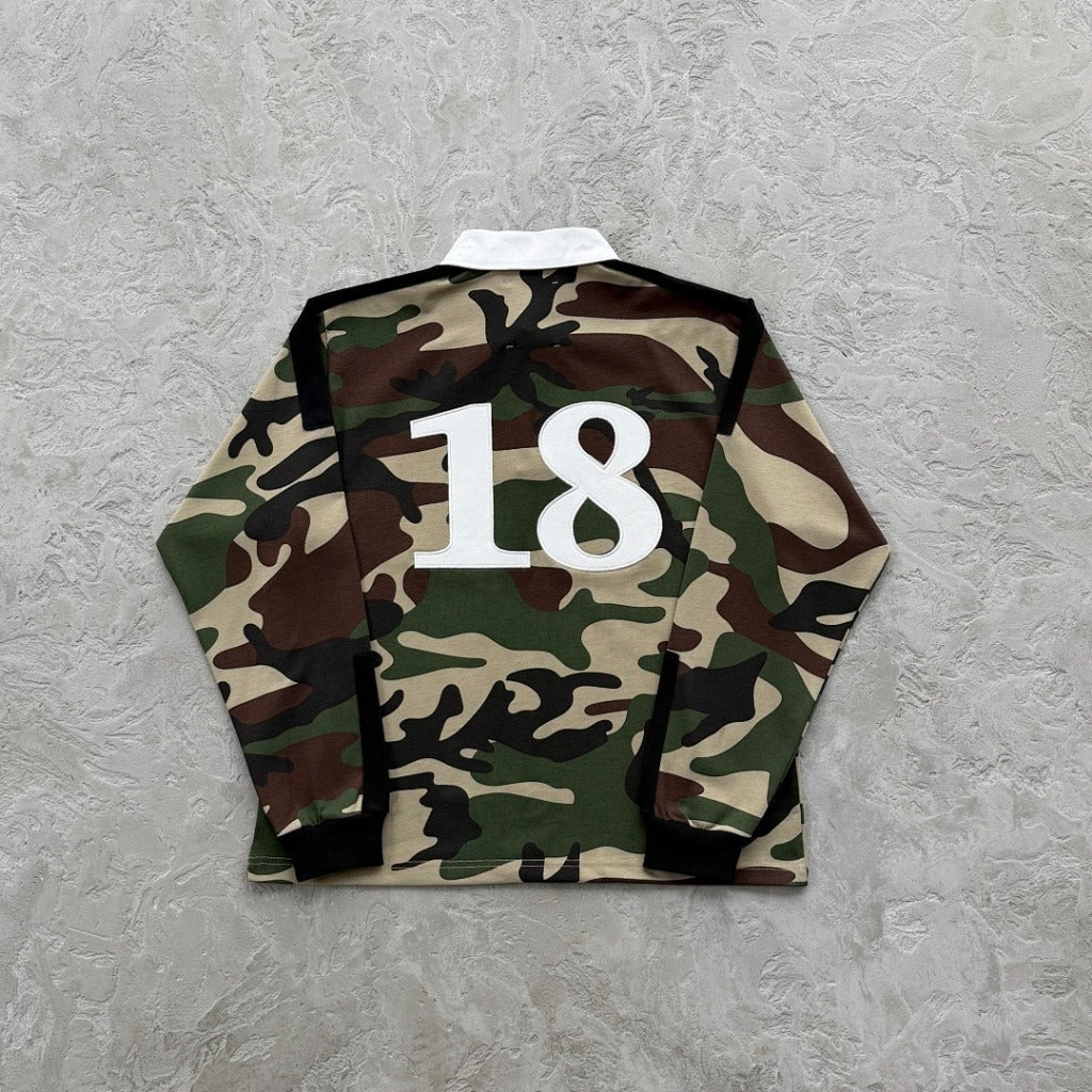 PANELED RUGBY [CAMO] - Corteiz - Corteiz