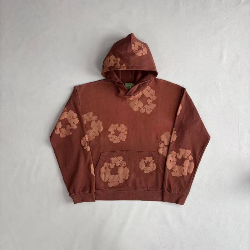 Denim Tears - Mono Cotton Wreath Hoodie [Brown]