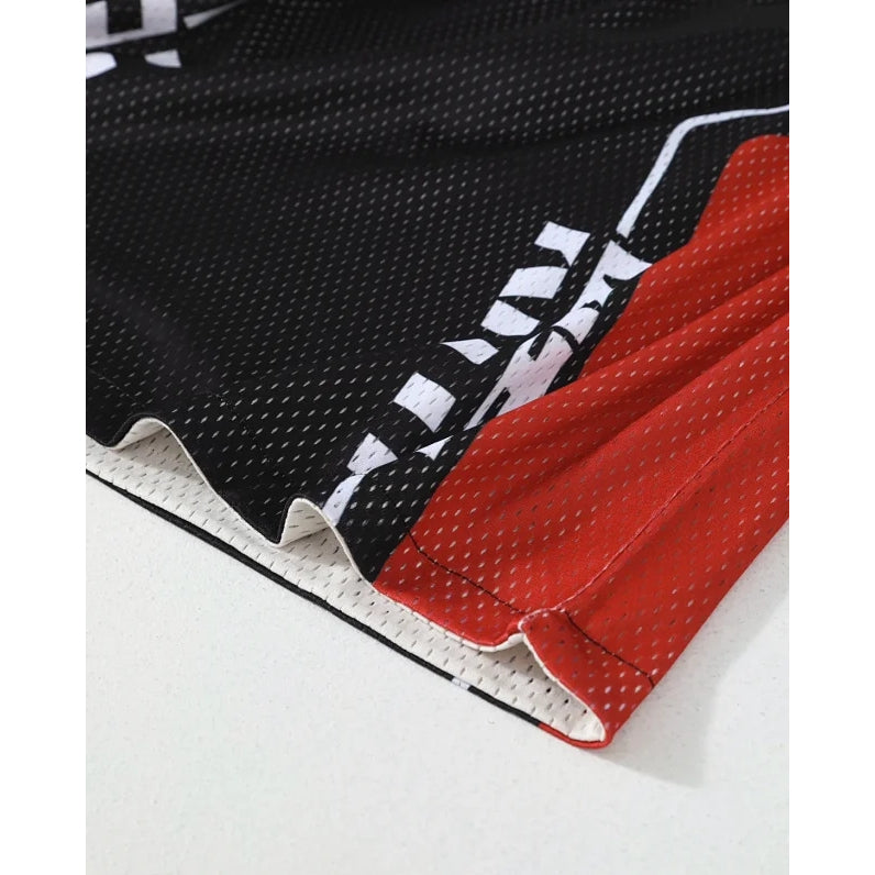 Kith Moto Mesh Long Sleeve Donovan Tee - Black