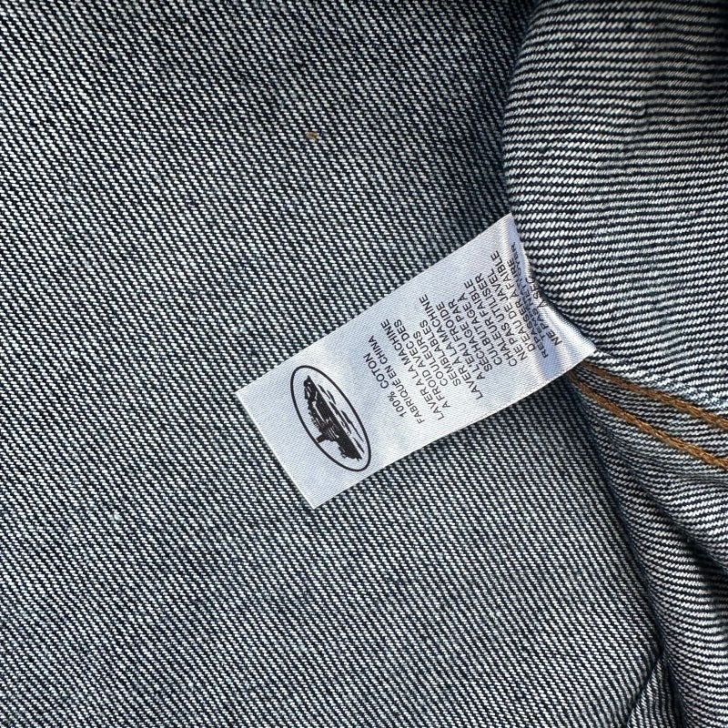 Type II Frayed Denim Jacket 'Indigo' - Corteiz